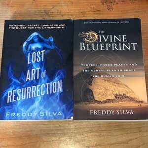 Freddy Silva set of 2books: the Lost Art of Resurrection & the Divine Blueprint